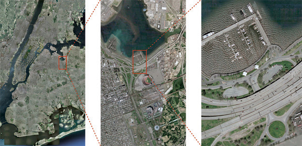 click to visit Google Maps and see the location of the Candela Structures