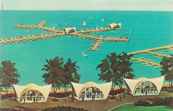 postcard of the Candela Structures